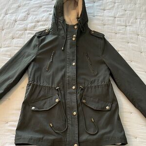 Women's Eden Society Olive Hooded Jacket